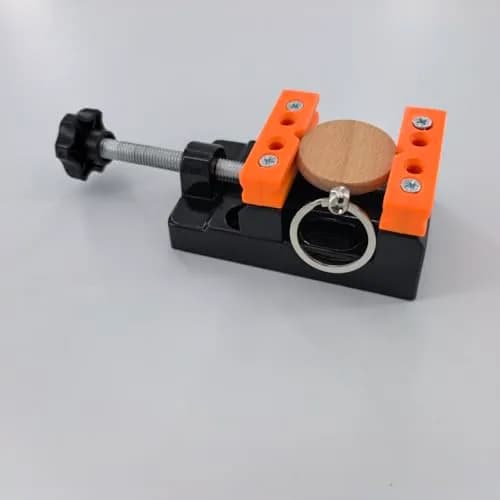 BUYSK Mini Bench Vice Clamp 10.4cm (4.1in) | Holds Small Parts for Crafting & Repair thumbnail 5