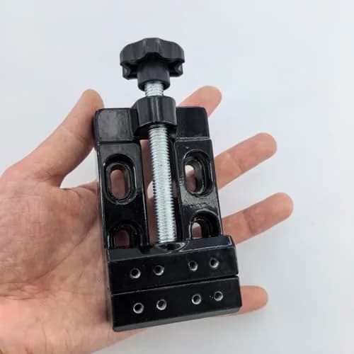 BUYSK Mini Bench Vice Clamp 10.4cm (4.1in) | Holds Small Parts for Crafting & Repair thumbnail 6
