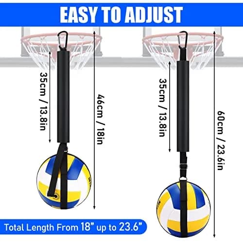 TOBWOLF Volleyball Spike Trainer, Training Aid for Basketball Hoop | Improve Spiking Technique & Jumping thumbnail 2
