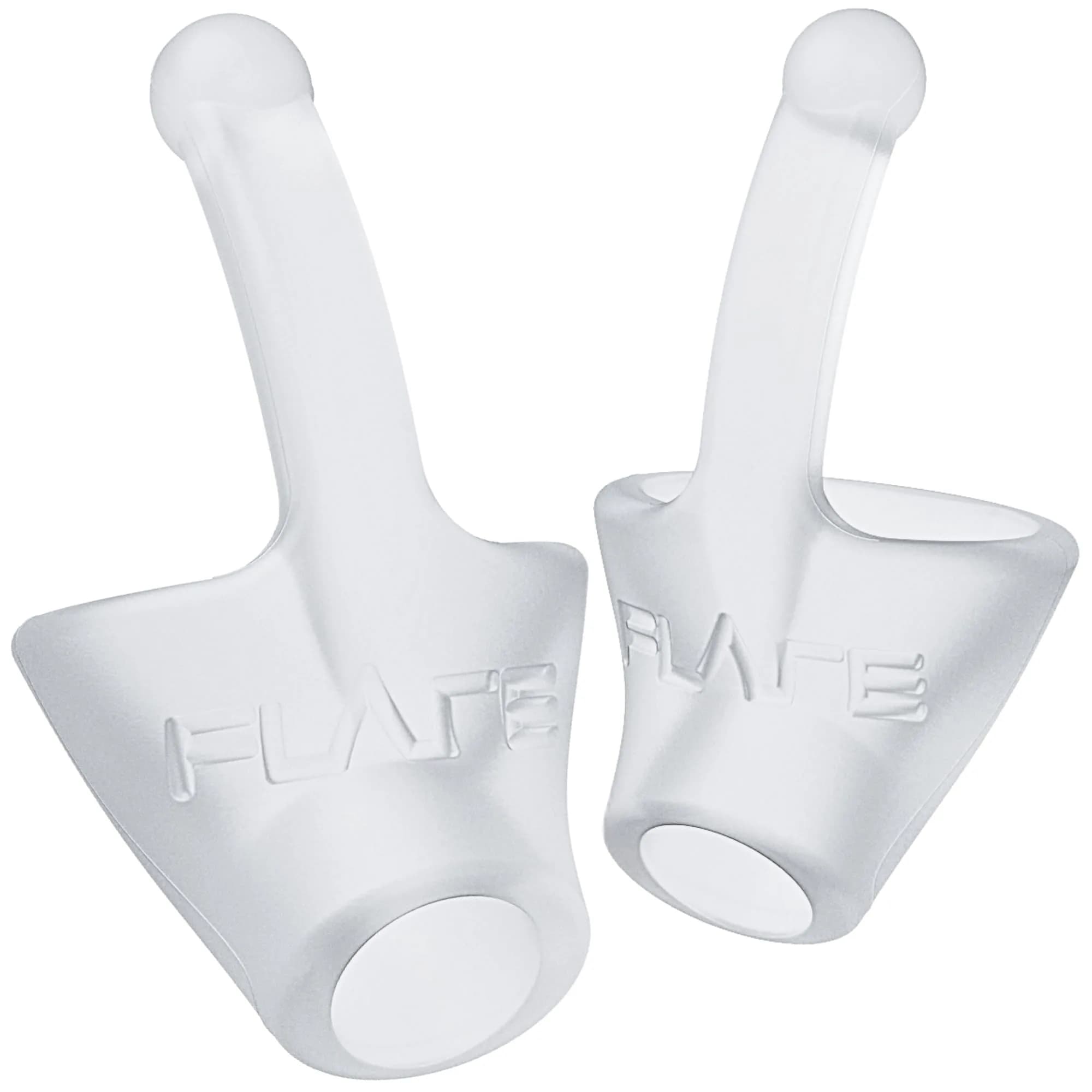 FLARE AUDIO Calmer | Noise Reducing Ear Plugs Alternative | Reusable Silicone Earplugs for Noise Sensitivity — Translucent