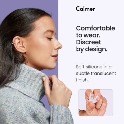 FLARE AUDIO Calmer | Noise Reducing Ear Plugs Alternative | In-Ear, Translucent, Silicone, One Size thumbnail 4