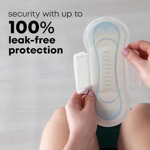 U by Kotex Clean & Secure Ultra Thin Pads with Wings, Regular Absorbency, 216 Count (6 Packs of 36) | Dermatologist Tested thumbnail 5