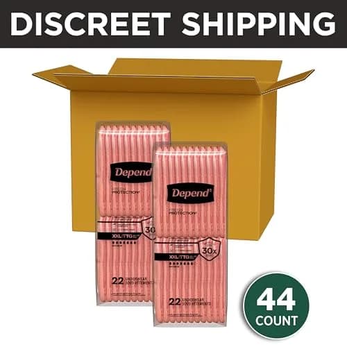 Depend Fresh Protection Adult Diapers for Women XXL | Ultra-Absorbent, Odorless Comfort thumbnail 2