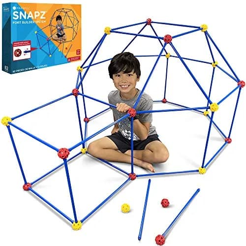 SNAPZ Ultimate Fort Builder Kit for Kids 8-12 | Sturdy Indoor STEM Play Set for Ages 4-8 thumbnail 5