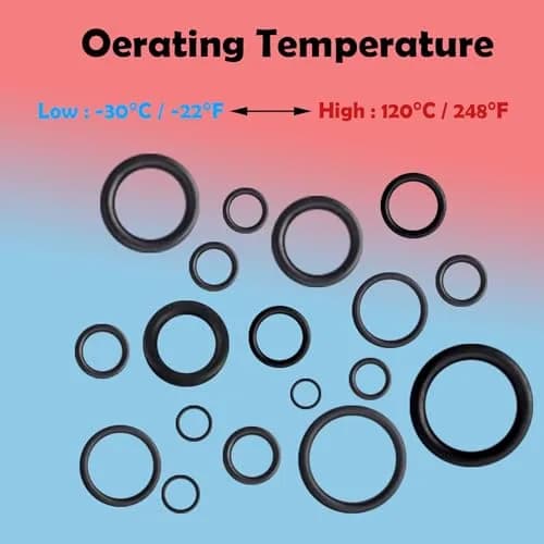 ZDBB 1010 Pcs Rubber O Ring Kit 22 Metric Sizes | Oil & Heat Resistant Nitrile Rubber Assortment thumbnail 6