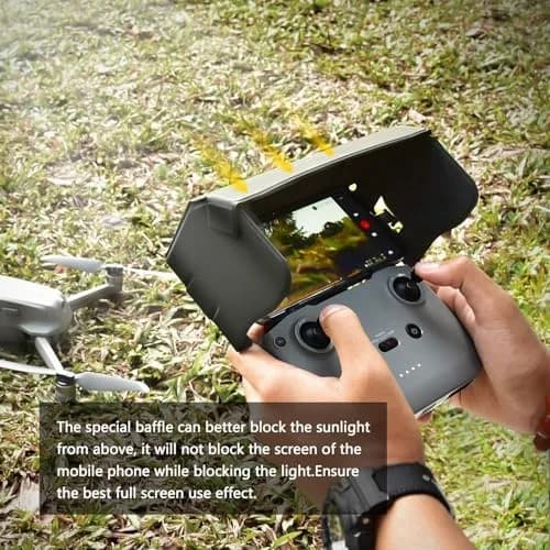 STARTRC Sun Hood for DJI RC-N3/N2, for DJI Mini 4K/NEO 2/X1 Accessories | Foldable Magnetic Sunshade for 4.4-7.1" Smartphone thumbnail 6