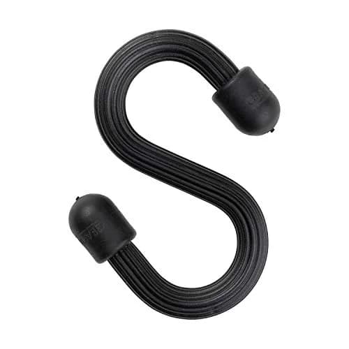 Nite Ize Gear Tie Bendable S-Hook for Garage, Closet, Kitchen & Plants, Black, 2.5cm (0.61in) | Heavy Duty Utility Hook thumbnail 1