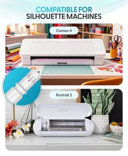 Silhouette America 2mm Kraft Blade Type B - 2 Pack | Cuts Chipboard, Leather, Foam - Cameo 4 Blade Compatible with Cameo 3, Portrait 2 thumbnail 5