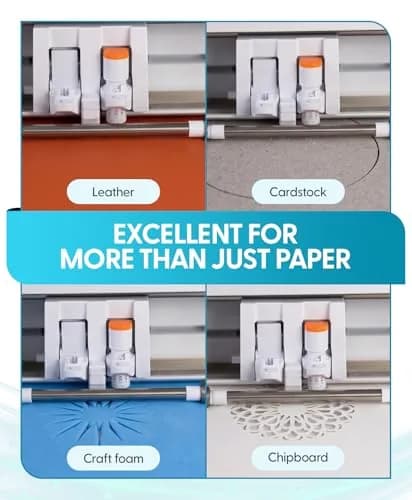 Silhouette America 2mm Kraft Blade Type B - 2 Pack | Cuts Chipboard, Leather, Foam - Cameo 4 Blade Compatible with Cameo 3, Portrait 2 thumbnail 6