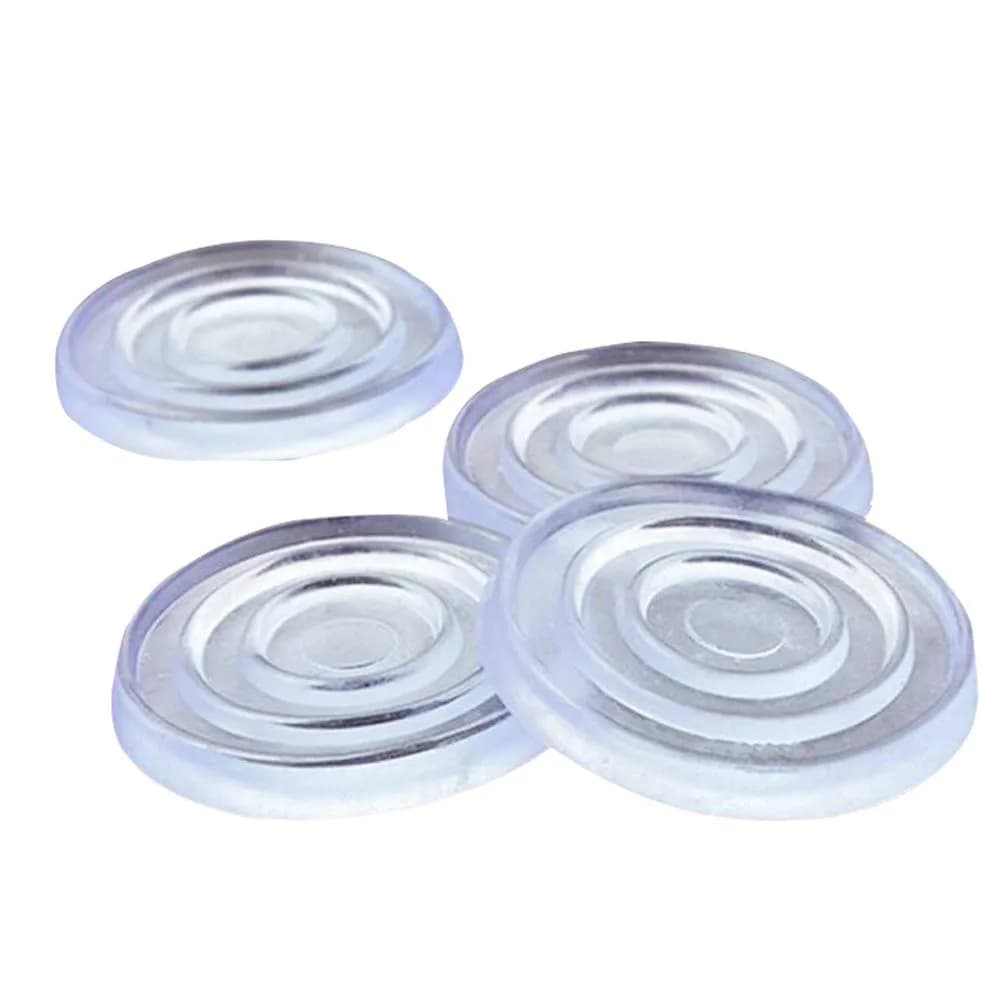 esowemsn Furniture Floor Protector 60pcs | Anti-Slip Clear Glass Pads for Tables & Furniture - main product image