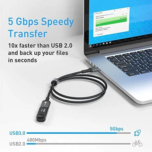 ITD ITANDA USB 3.0 Extension Cable 4.57m (15ft) | 5Gbps Data Transfer for Devices thumbnail 2