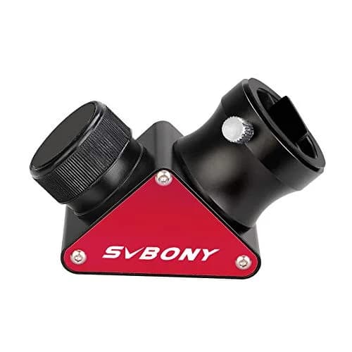 SVBONY SV188P Telescope Diagonal 1.25" 90 Degree Mirror 99% Reflectivity | Upright Image, Brass Compression Ring thumbnail 1