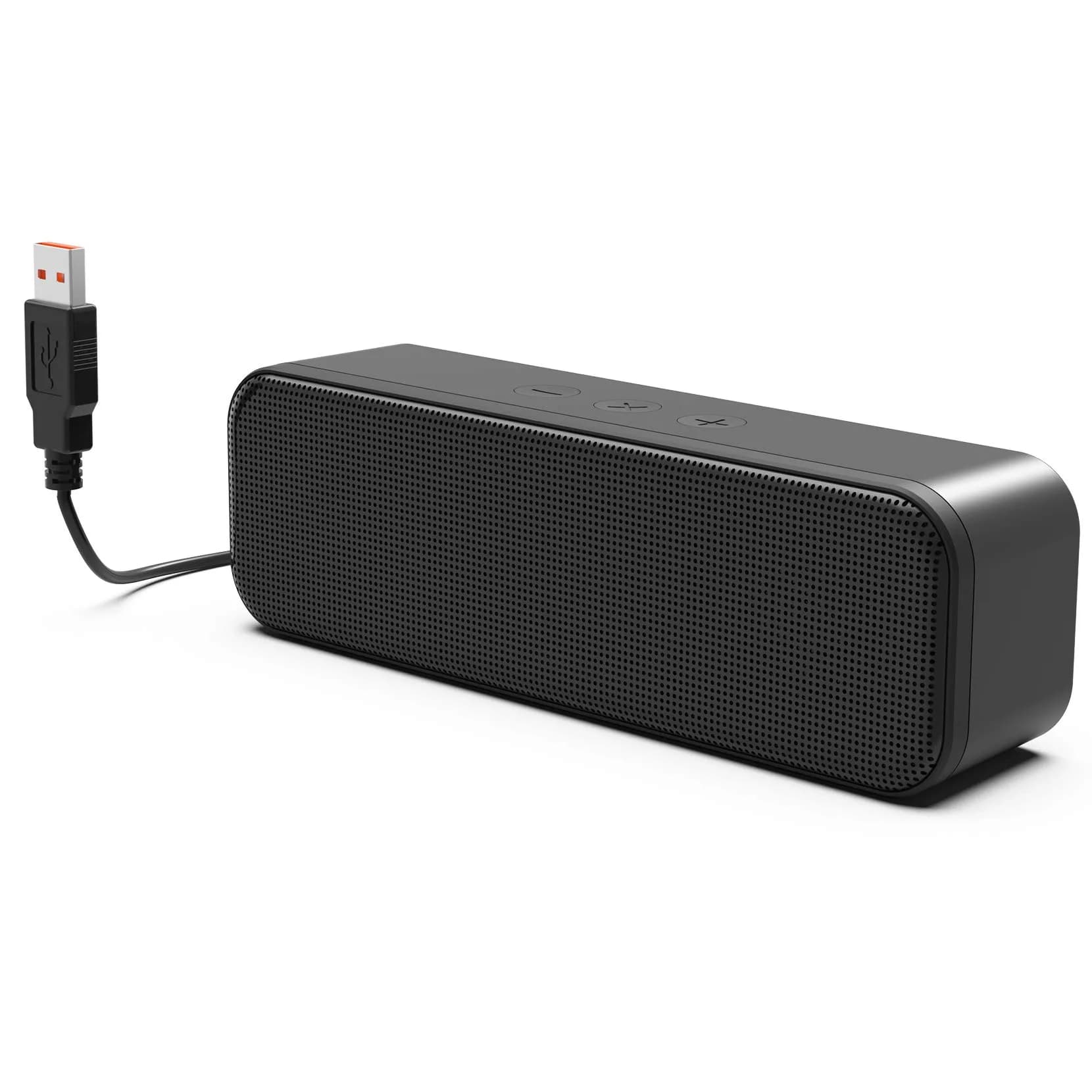 LIELONGREN USB Computer Speaker Soundbar 8W | Stereo Sound with Enhanced Bass for Desktop & Laptop