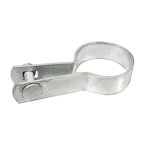 Aiwaiufu 10 Pcs 2-3/8" Galvanized Steel Fence Tension Bands | Rust-Resistant Chain Link Fixings for Gates & Posts thumbnail 2