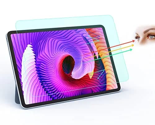 ZOEGAA Anti Blue Light Screen Protector for iPad Air 5th/4th & Pro 11 (2022-2018) | Eye & UV Protection (120c) thumbnail 1