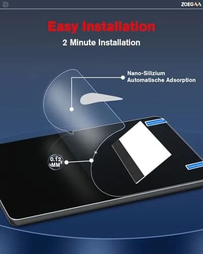 ZOEGAA Anti Blue Light Screen Protector for iPad Air 5th/4th & Pro 11 (2022-2018) | Eye & UV Protection (120c) thumbnail 6