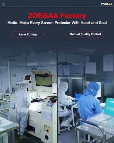 ZOEGAA Anti Blue Light Screen Protector for iPad Air 5th/4th & Pro 11 (2022-2018) | Eye & UV Protection (120c) thumbnail 2