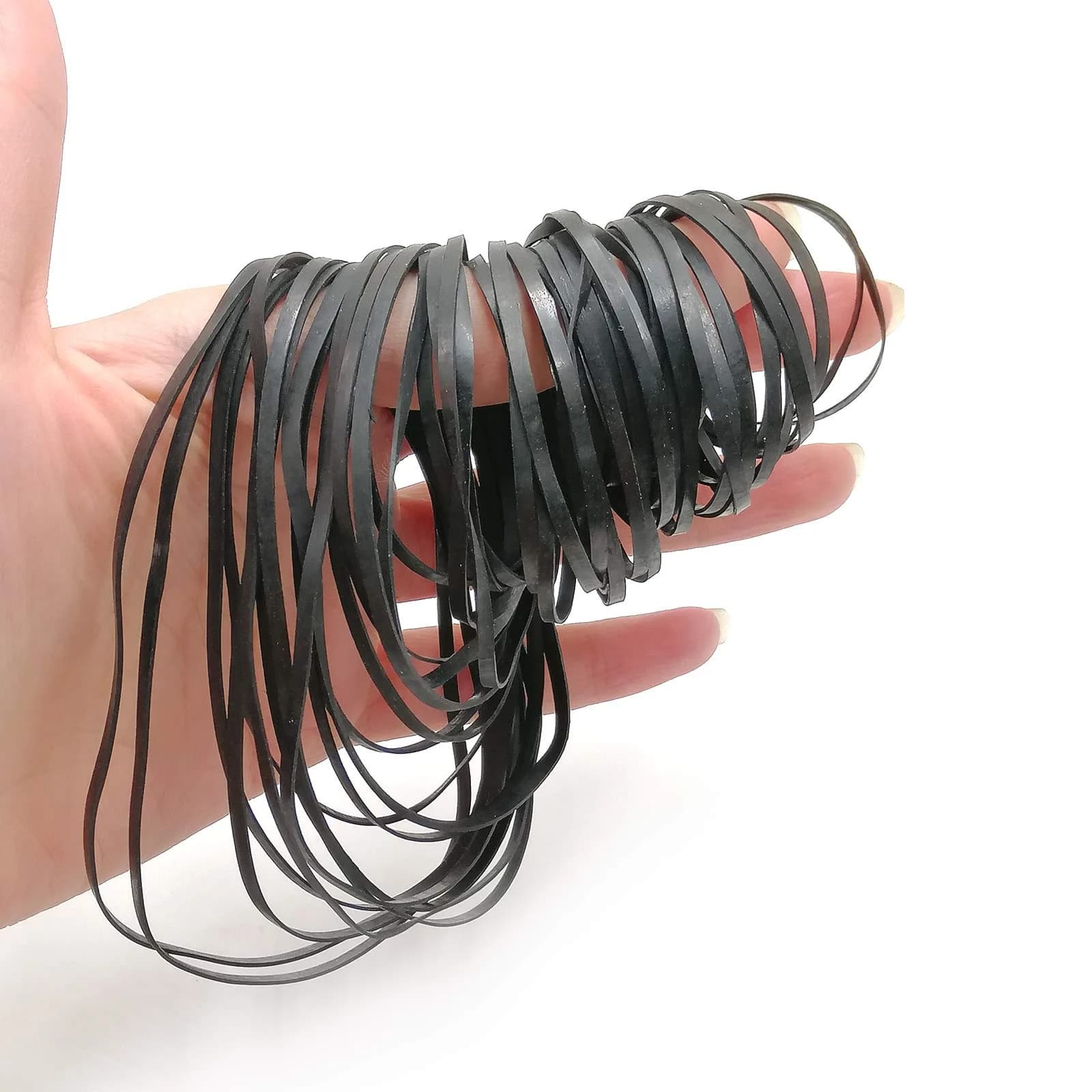 TEANTECH Cassette Recorder Rubber Belts - 3mm Width, 40-135mm Mix Package, 50 Pcs | Premium Quality Drive Belts — Width 2MM