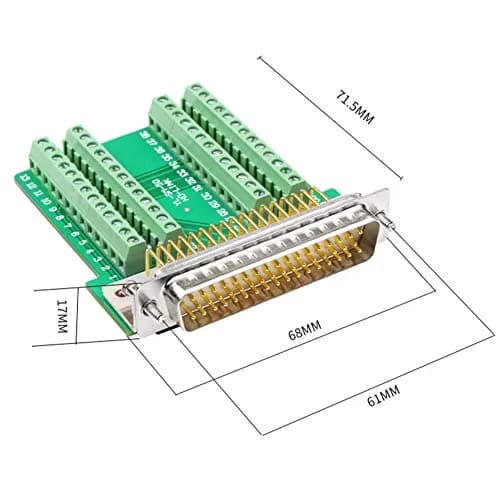ANMBEST DB50 Solderless Serial to 50 Pin Terminal Male Adapter | Connect Legacy Devices with Ease thumbnail 4
