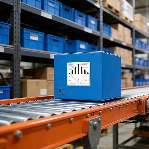 wootile Dry Ice Shipping Stickers 250 pcs UN1845 Hazard Class 9 Labels | Fade-Resistant, 4" Square Adhesive Labels thumbnail 4