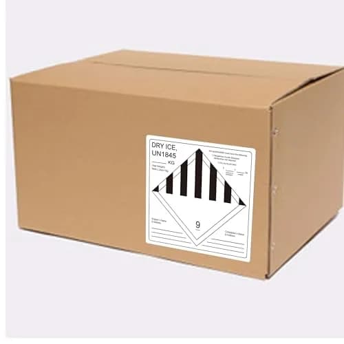 wootile Dry Ice Shipping Stickers 250 pcs UN1845 Hazard Class 9 Labels | Fade-Resistant, 4" Square Adhesive Labels thumbnail 2