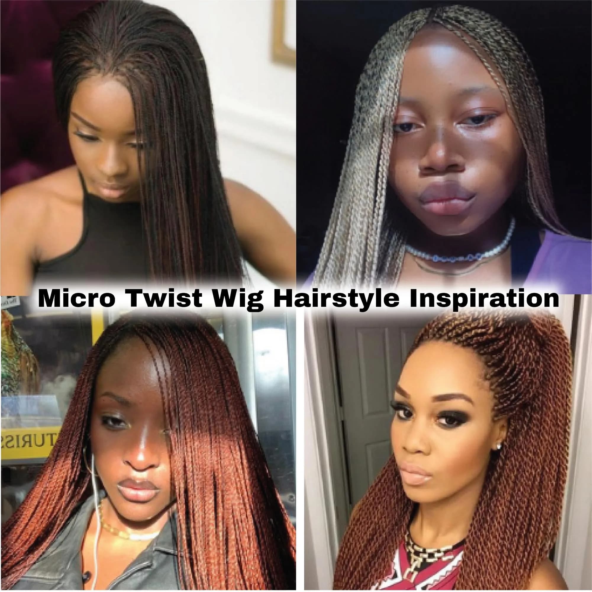 Wow Braids Twisted Wigs 12 Inch Micro Twist Synthetic Wig for Black Women thumbnail 6