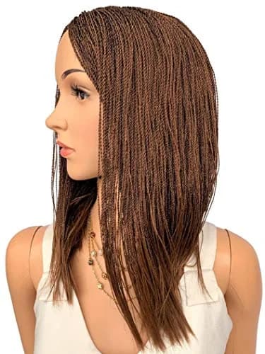 Wow Braids Twisted Wigs 12 Inch Color 30 | Micro Million Twist Synthetic Wig for Black Women thumbnail 4