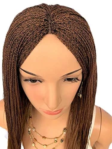 Wow Braids Twisted Wigs 12 Inch Color 30 | Micro Million Twist Synthetic Wig for Black Women thumbnail 3
