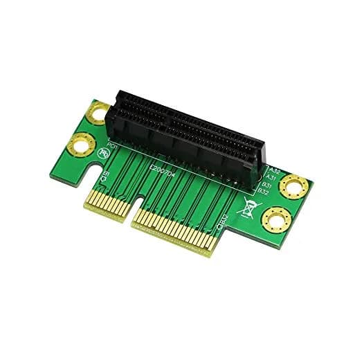 SinLoon PCI-Express 4X Riser Card 90-Degree Adapter for 1U Small Computer & Server Case | High-Frequency, Space-Saving thumbnail 1