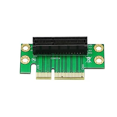 SinLoon PCI-Express 4X Riser Card 90-Degree Adapter for 1U Small Computer & Server Case | High-Frequency, Space-Saving thumbnail 2