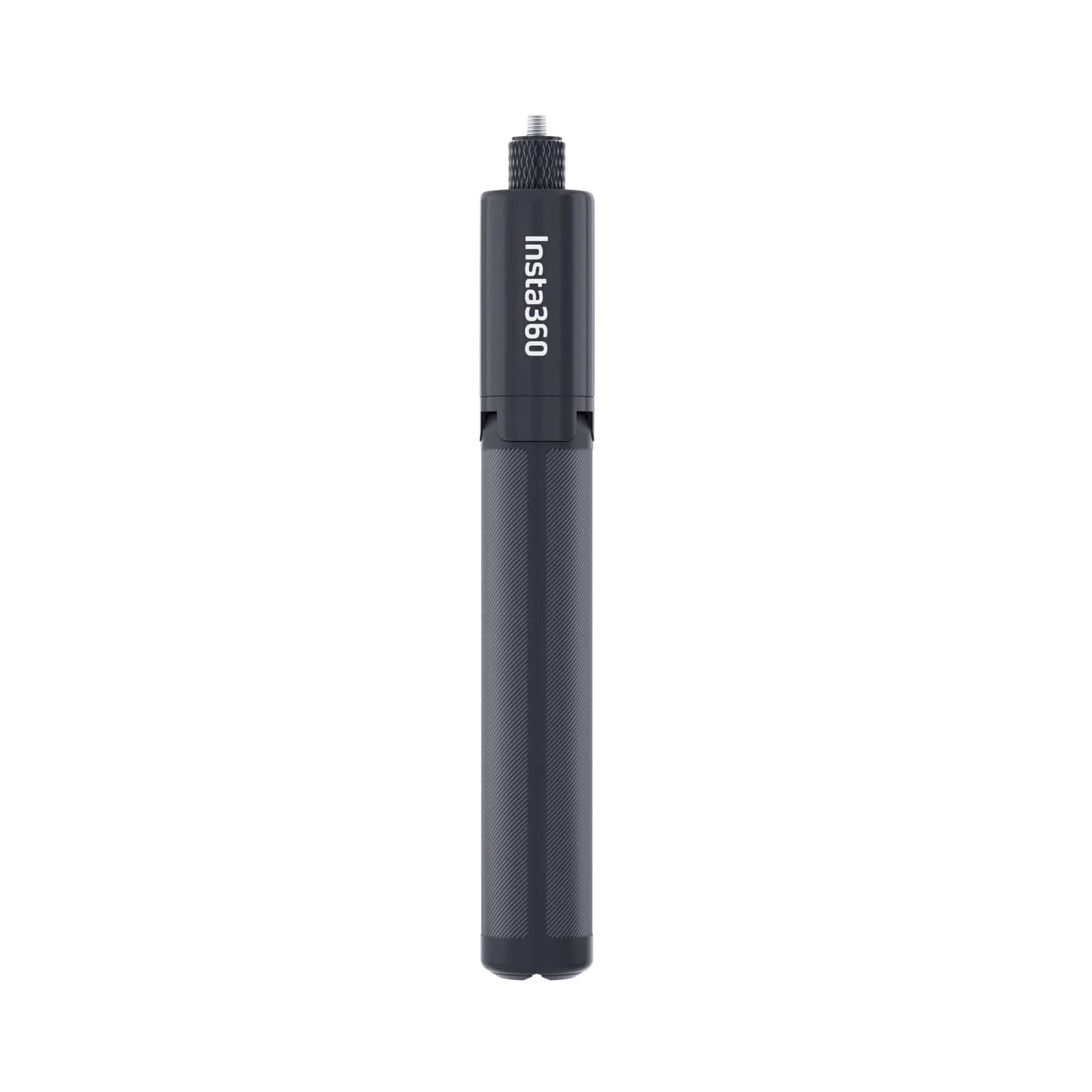 Insta360 2-in-1 Invisible Selfie Stick + Tripod | Aluminum Alloy, Black, Compatible with Action Cameras — Black