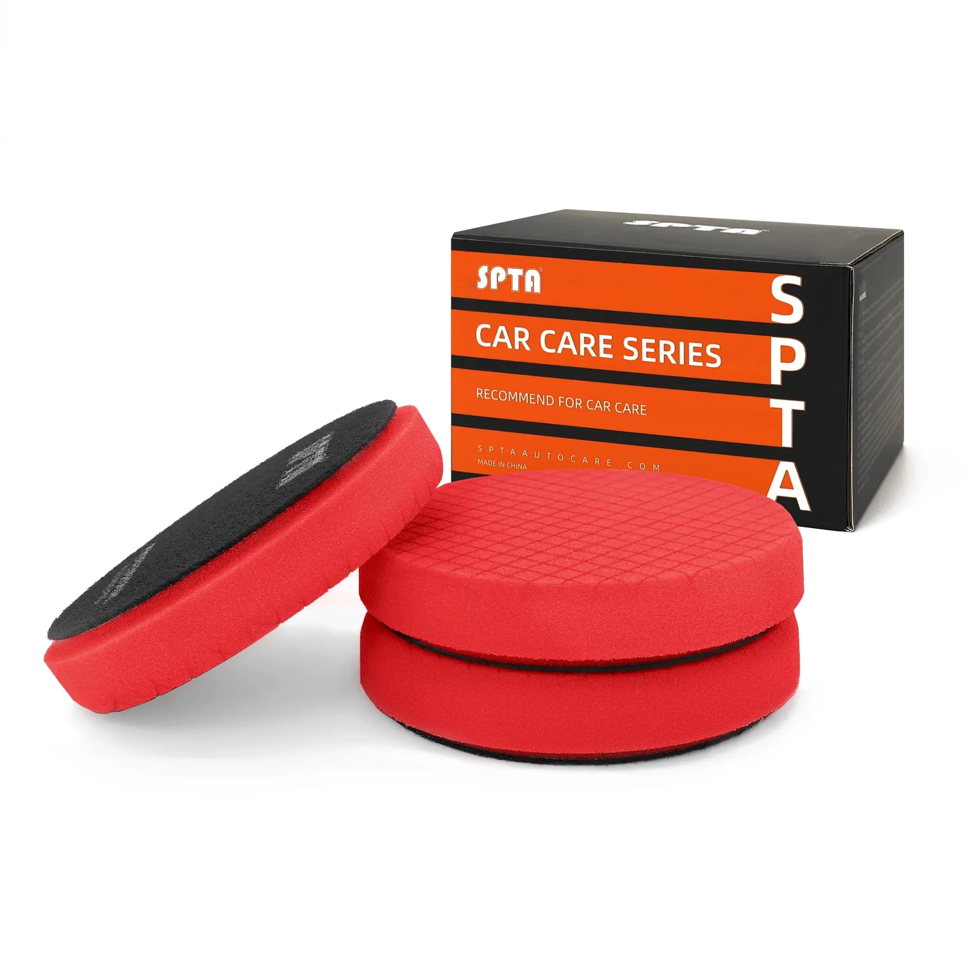 SPTA Red T10 Ultra-Fine Finishing Polishing Pad 6.5 Inch (165mm) | Swirl-Free Gloss Finish - main product image