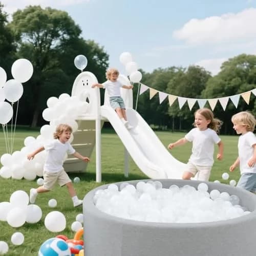 STARBOLO Recreation Ball Set 100 pcs | Phthalate & BPA Free, Crush Proof, for Toddlers & Kids, 5.5cm Diameter thumbnail 2