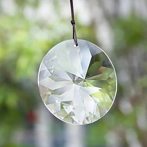 YU FENG Bauhinia Hanging Faceted Crystal Suncatcher 8.5cm (3in) | Rainbow Prism Window Decor thumbnail 6