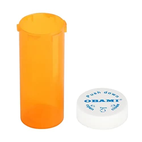 Obami 8 Dram (32ml) Child-Resistant Pill Bottles with Caps - 12 Count | Prescription Vials thumbnail 6