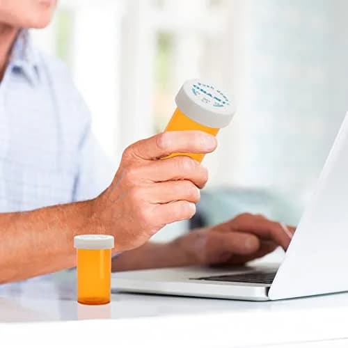 Obami 8 Dram (32ml) Child-Resistant Pill Bottles with Caps - 12 Count | Prescription Vials thumbnail 7