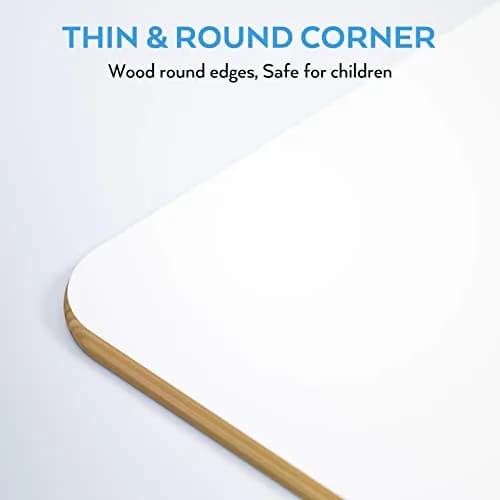 Nicpro Double Sided Dry Erase Lap Board 9 x 12 inches (2 Pack) | Portable Whiteboard for Students & Classrooms thumbnail 4