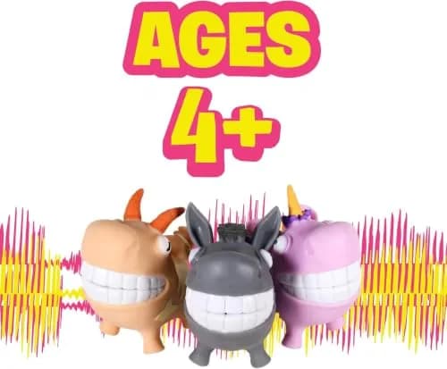 Hog Wild Scream-O Screaming Donkey Toy | Interactive Squeeze Animal for Kids & Adults thumbnail 5
