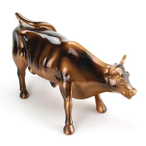 Torkia Official Licensed Bronze Wall Street Bull Statue 17.8 cm (7.5 in) | Iconic Symbol of Financial Prosperity thumbnail 4