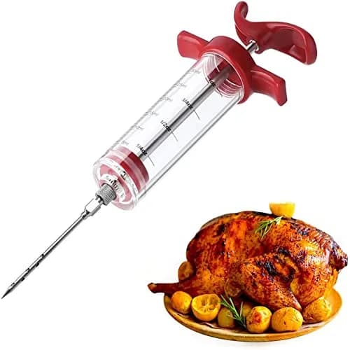Kingsmile Meat Injector Syringe with 3 Needles | 30ml (1oz) Capacity for BBQ & Smoker thumbnail 8