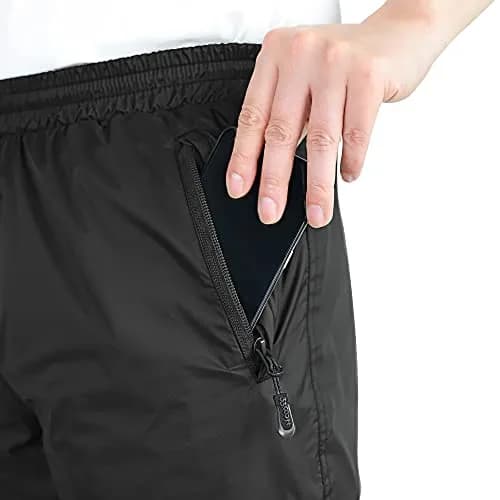 33,000ft Men's Rain Pants Waterproof Windproof Breathable | Mesh Lined, Seam-Sealed, Adjustable Fit thumbnail 6