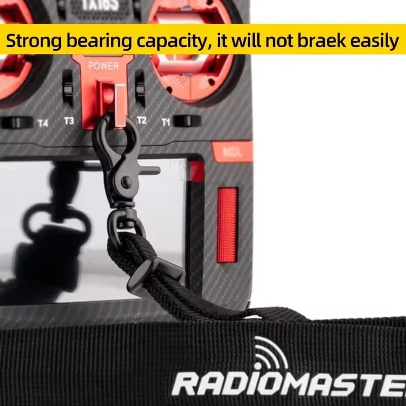SoloGood Radiomaster RC Transmitter Lanyard Neck Strap Black | Adjustable, Detachable, Comfortable thumbnail 7