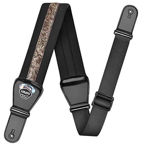 LEKATO Bass Guitar Strap - 3" Wide, Padded, Adjustable 45" to 55" | Comfortable & Durable thumbnail 8