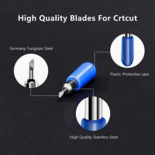 Mekote 15-Piece Replacement Cutting Blades Set | 30°/45°/60° Fine Point Blades for Joy & Joy Xtra Machines thumbnail 4