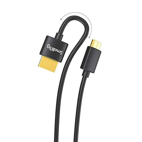 SMALLRIG Ultra Thin Mini to HDMI Cable 35cm (1.15ft) | 4K@60Hz HDR 2.0 for Camera Rigs thumbnail 7