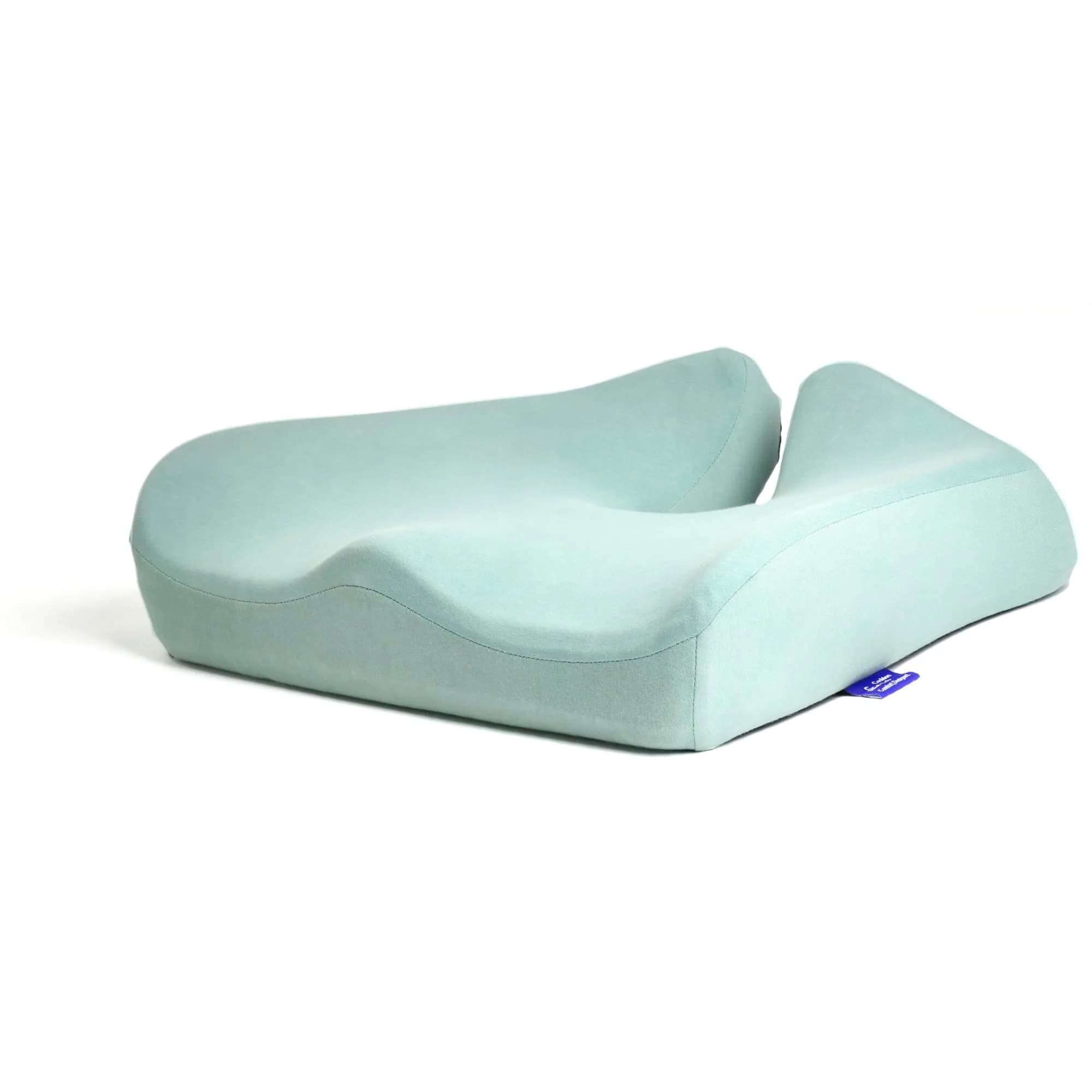 C CUSHION LAB Patented Pressure Relief Seat Cushion for Long Sitting Hours | Ergonomic Memory Foam for Hip, Tailbone, Coccyx, Sciatica - Wellness Green