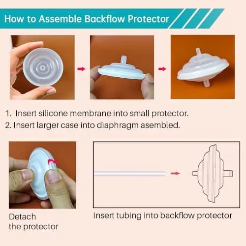 PUMPMOM-US Replace Duckbill Valve & Backflow Protector for Spectra | Compatible with S1, S2, 9 Plus thumbnail 8