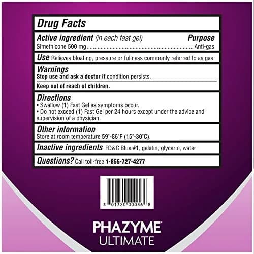 Phazyme 500 mg 20 Count | Fast Gas Relief for Adults in India thumbnail 8