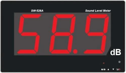 TestHelper SW-526A Sound Level Meter Tester 30-130dB 18in LCD Wall Hanging thumbnail 1