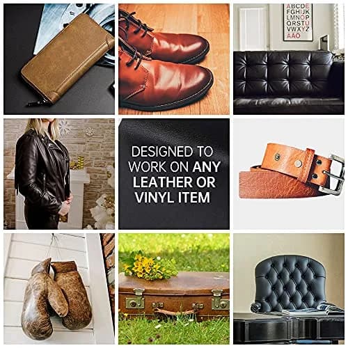 Cindy's Tape Leather Repair Patch Kit Dark Brown 10.16cm x 152.4cm (4 x 60 inch) | Self-Adhesive for Furniture, Sofas, Car Seats thumbnail 5